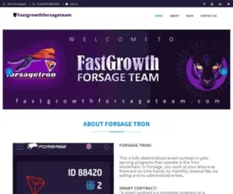 Fastgrowthforsageteam.com(Network investment) Screenshot