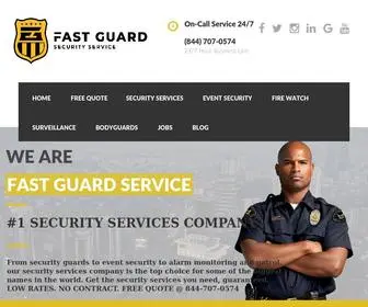 Fastguardservice.com(Security Guard Services) Screenshot