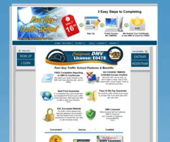 Fastguytrafficschool.com($16.95 Traffic School) Screenshot