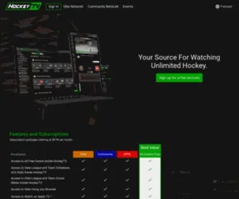 Fasthockey.com(HockeyTV is the world's biggest platform of live and on) Screenshot