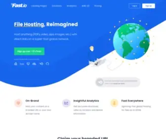 Fastio.com(Simple Asset Hosting for Businesses) Screenshot