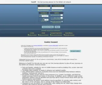 Fastjp.com(The fast journey planner for the rail network in Great Britain) Screenshot