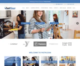 Fastklean.co.uk(Cleaning company) Screenshot