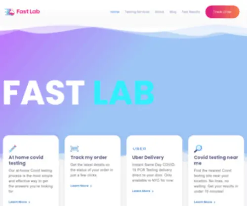 Fastlabtech.com(Fast Lab NYC Covid Testing) Screenshot