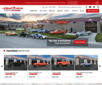 Fastlanecars.com(Fast Lane Classic Cars) Screenshot