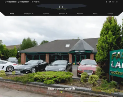 Fastlanemotorcars.co.uk(Used cars for sale in Stoke on Trent & Staffordshire) Screenshot