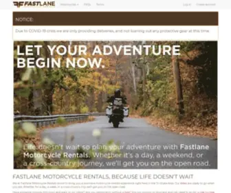 Fastlanemotorcyclerentals.com(FastLane Motorcycle Rentals) Screenshot