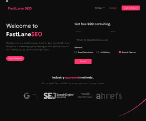 Fastlaneseo.com(Multilingual SEO Company) Screenshot
