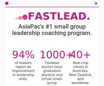 Fastlead.com.au(Leadership and management coaching) Screenshot