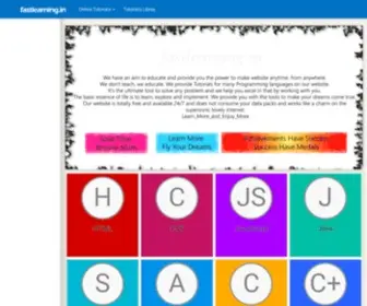 Fastlearning.in(Html) Screenshot