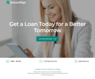 Fastlendsign.com(As Fast As 24 Hrs) Screenshot