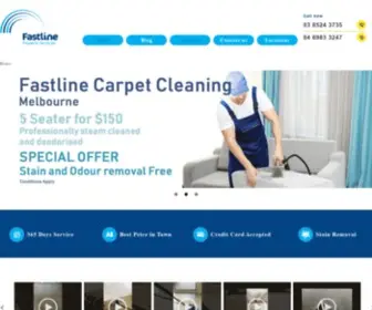 Fastlinecarpetcleaning.com.au(Carpet Cleaning Melbourne) Screenshot