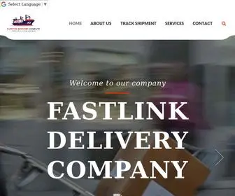 Fastlinkcouriercompany.com(Fastlink Delivery Company) Screenshot