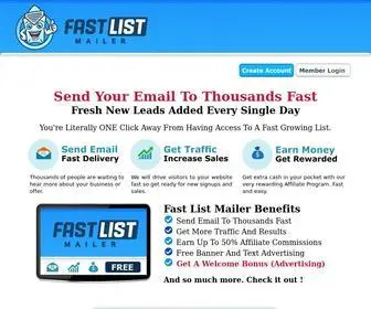 Fastlistmailer.com(Fast List Mailer) Screenshot