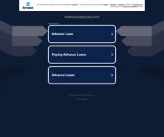 Fastloanandpayday.com(Fastloanandpayday) Screenshot