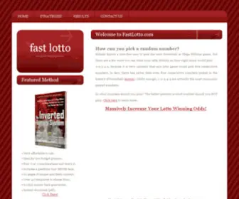 Fastlotto.com Screenshot