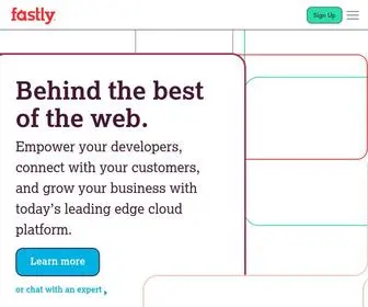 Fastly.com(Powering the best of the internet) Screenshot