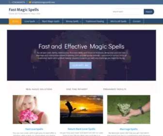 Fastmagicspells.com(fastmagicspells) Screenshot