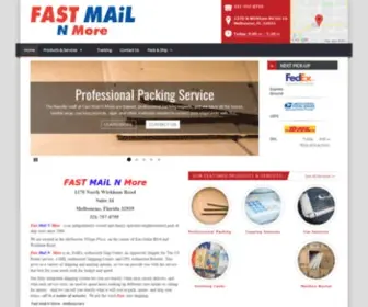 Fastmailnmore.com(Packing, Shipping, Mailing) Screenshot