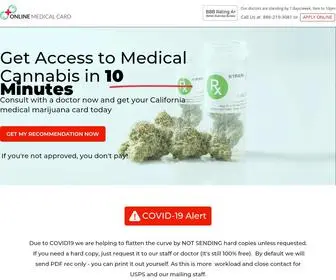 Fastmedicalcardonline.com(Cannabis) Screenshot