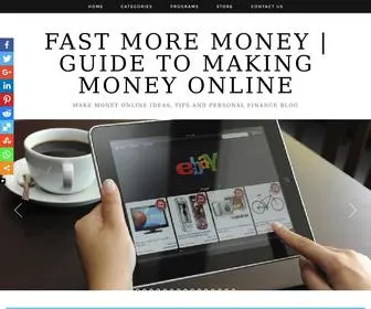 Fastmoremoney.com(Make Money Online Ideas) Screenshot