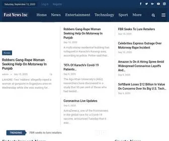 Fastnewsinc.com(Fast News Inc) Screenshot