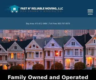 Fastnreliable.com(Moving Company in San Francisco) Screenshot