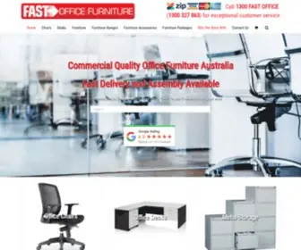 Fastofficefurniture.com.au(We deliver top) Screenshot