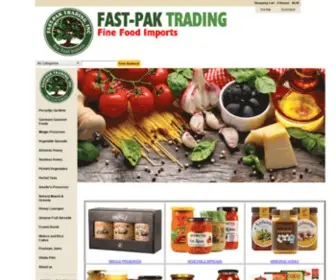 FastpakStore.com(Exploring a World of Culinary Delights) Screenshot