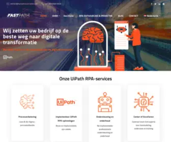 Fastpathautomation.com(Uipath RPA) Screenshot