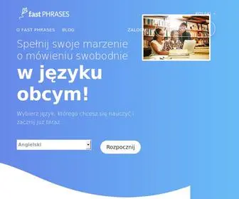Fastphrases.com(Fast Phrases: ekspresowa nauka języków obcych online) Screenshot