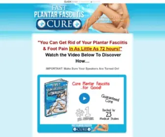 Fastplantarfasciitiscure.com(Fast Plantar Fasciitis Cure) Screenshot