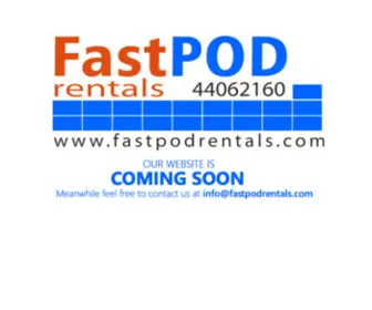 Fastpodrentals.com(FastPOD) Screenshot