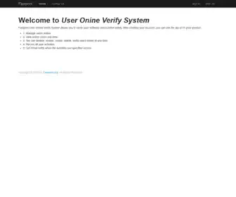 Fastpool.org(User Onine Verify System) Screenshot