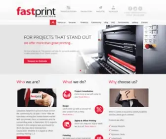 Fastprint.ca(Saskatoon Fastprint) Screenshot