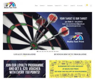 Fastprintmalta.com(One stop shop) Screenshot