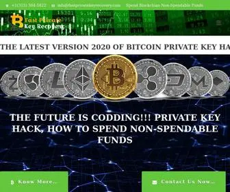 Fastprivatekeyrecovery.com(Bitcoin Private Key Finder Software) Screenshot