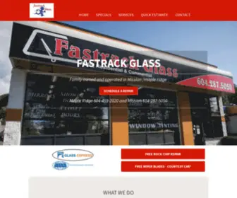 Fastrackglass.ca(Fastrack Glass) Screenshot