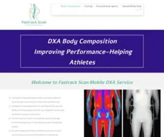 Fastrackscan.com(Mobile DEXA bone density and body composition screening) Screenshot