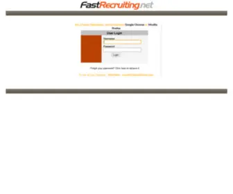 Fastrecruiting.net(Fast Recruiting) Screenshot