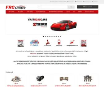 Fastroadcars.co.uk(Weber carburettor specialist) Screenshot
