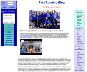 Fastrunningblog.com(Fast Running Blog) Screenshot
