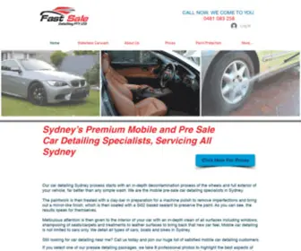 Fastsaledetailing.com.au(Full Mobile Car Detailing Sydney) Screenshot