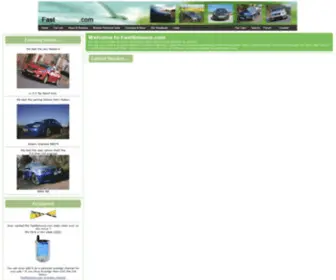 Fastsaloons.com(The Premier Web Site for Fast Saloons and Sedans) Screenshot