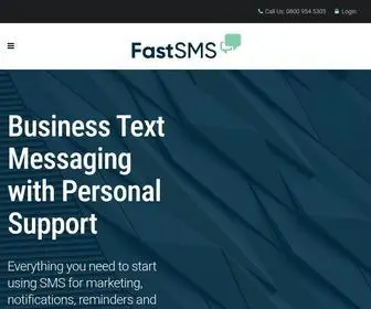 Fastsms.co.uk(SMS Text Messaging for Businesses) Screenshot