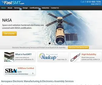 Fastsmt.com(NASA 8739 Certified Contract Manufacturing Services) Screenshot