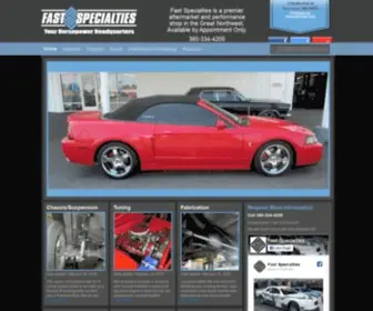 Fastspecialties.com(Performance Auto Body Shop) Screenshot