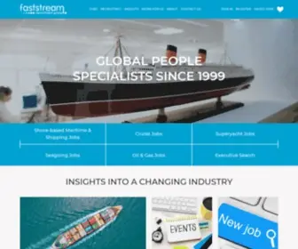 Faststream.com(Shipping Jobs) Screenshot