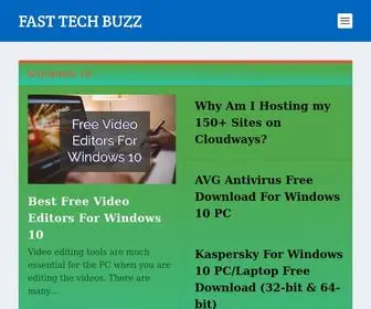 Fasttechbuzz.com(Fast Tech Buzz) Screenshot