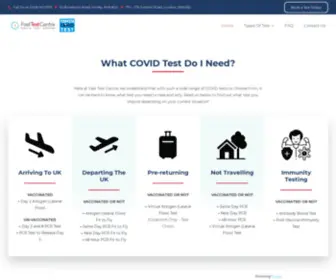 Fasttestcentre.com(Fast Test Centre) Screenshot